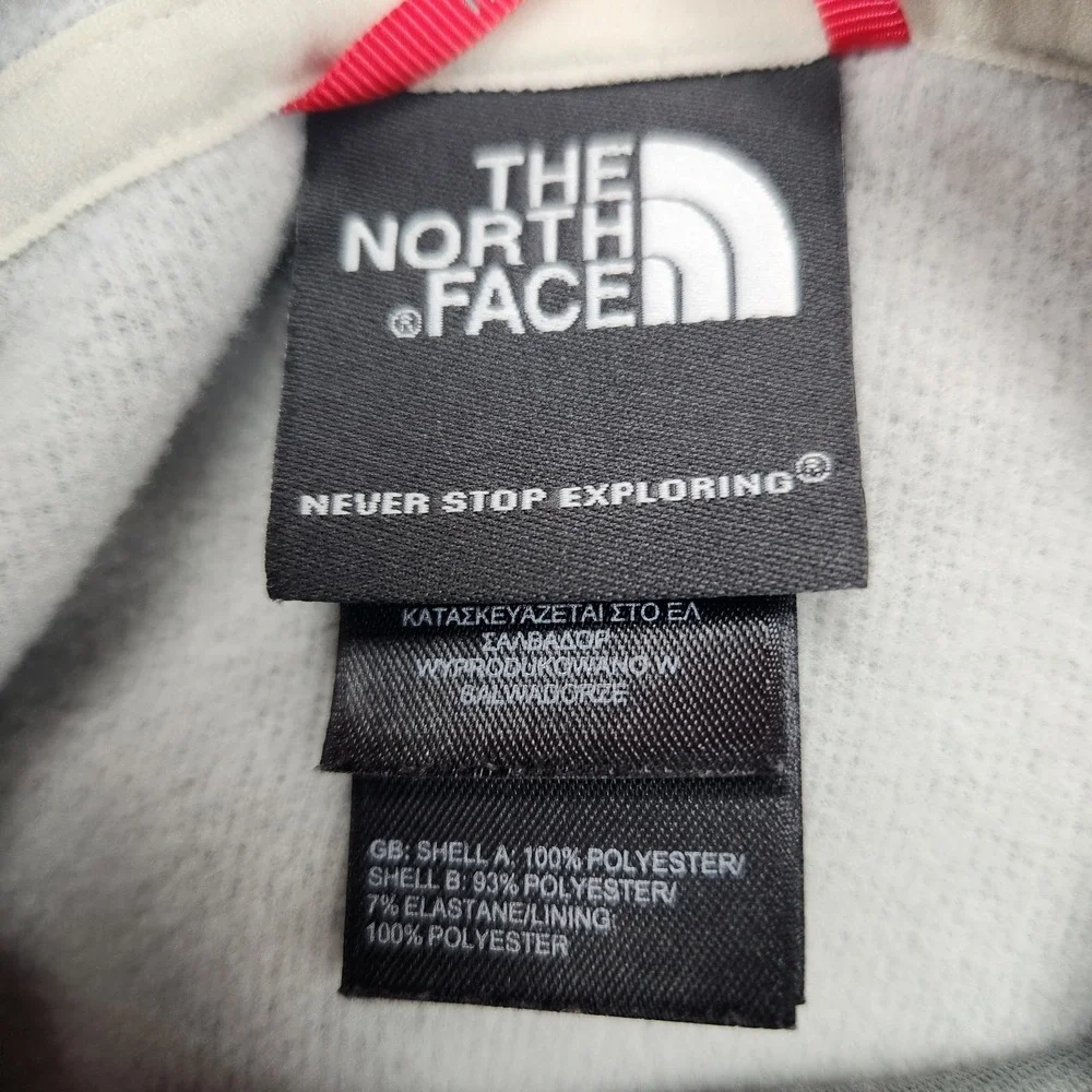 The North Face Fullzip Hooded Jacket Mens Size XL Gray Thumb Slots